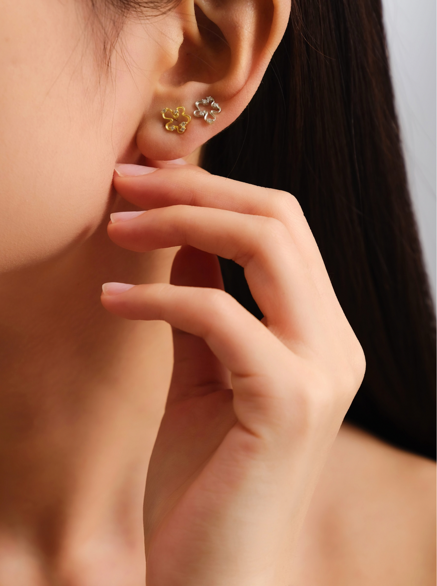 FLEUR WHIMSY EARRINGS - Eli Chrishan